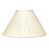 Royal Designs Coolie Empire Side Pleat Basic Lamp Shade, Beige, 7" x 20" x 12...