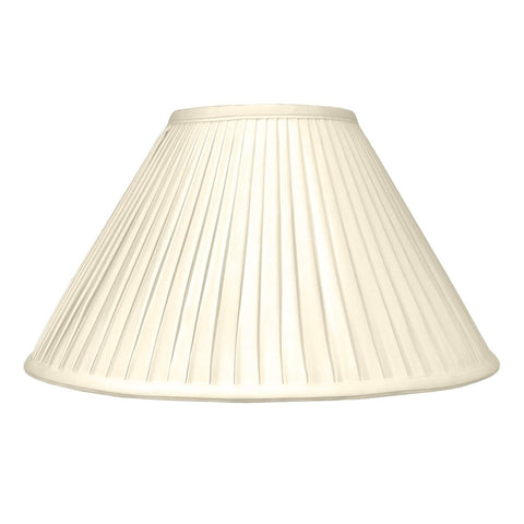 Royal Designs Coolie Empire Side Pleat Basic Lamp Shade, Beige, 7" x 20" x 12...