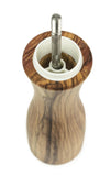 Peugeot - Fidji Manual Salt Mill - Adjustable Grinder - Olive Wood and Stainl...