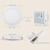 Esbaybulbs 7 inch Ceiling Light Recessed Led Light with Junction Box, 18W Ult...