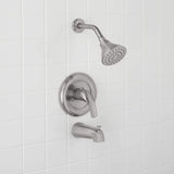 Aqua Vista 10TS1-BN-AV Lever Tub and Shower Faucet Trim Kit, Brushed Nickel S...