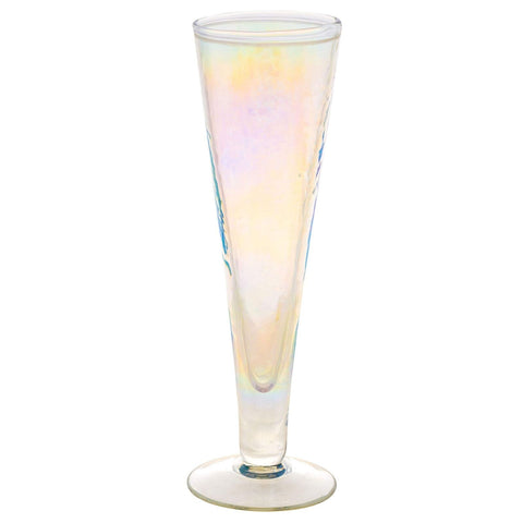 Karma Catalina Footed Champagne Flute Iridescent Set Of Four One Size