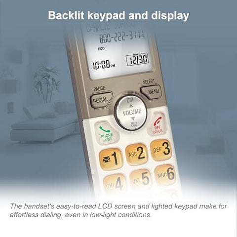 AT&T EL52513 5-Handset Cordless Phone with Answering System 5 Handsets, White