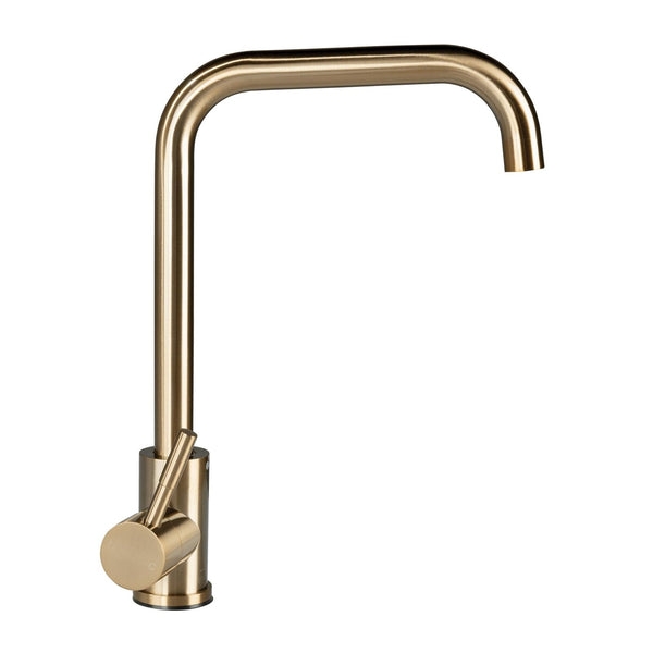 Lippert Flow Max Square Head Gooseneck Kitchen Faucet with 304-Grade Stainles...