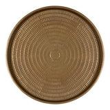 Kate and Laurel Mahdavi Boho-Chic Hammered Metal Tray 25.5x25.5x15.5, Gold