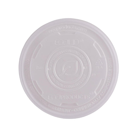 Eco-Products Compostable World Art Soup Container Lids, Case of 1000, Fits 8-...