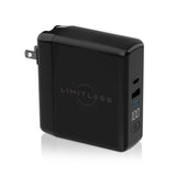 Limitless PowerPro Go 10,000mAh Power Bank 3-in-1 Wall Charger with Type-C Po...