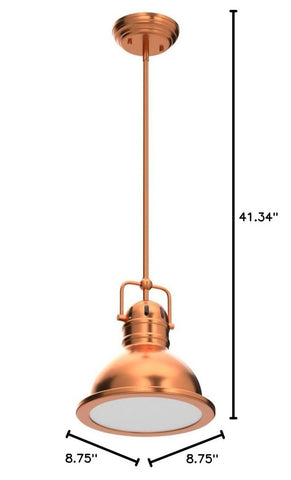 Westinghouse 63084B Boswell Pendant, Mini, Copper