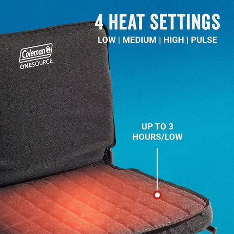 Coleman OneSource Rechargeable Heated Seats &#8211; Heated Camping Chair, Chair