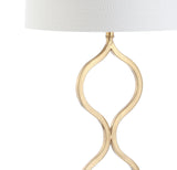 JONATHAN Y JYL3028A Levi 31.5" Metal/Crystal LED Table Lamp Contemporary Tran...