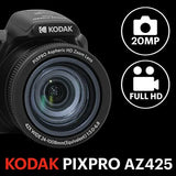 KODAK PIXPRO AZ425-BK 20MP Digital Camera 42X Optical Zoom 24mm Wide Black