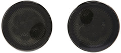 Recon 264134BK Front Turn Signals w/ Amber LED