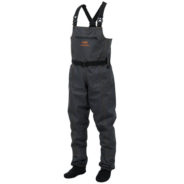 BASSDASH Men&#8217;s Denim Breathable Chest Waders Waterproof Durable Lightweigh