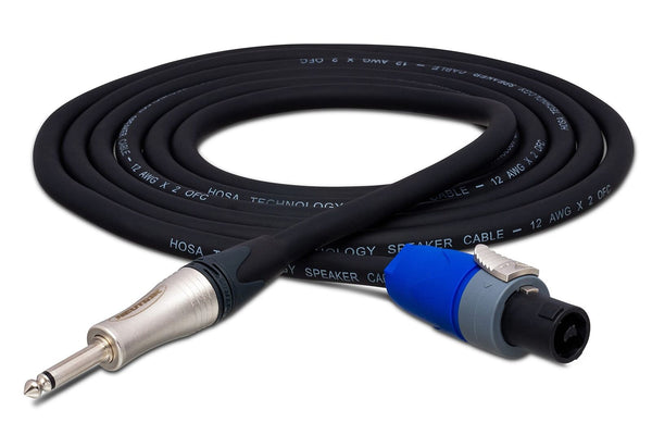 Hosa SKT-225Q Edge Speaker Cable - Neutrik speakON to 1/4-inch TS - 25 foot