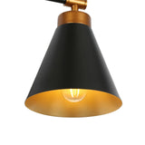 classy leaves Bathroom Light Fixtures, 4 Light Black Gold Bathroom Vanity Lig...