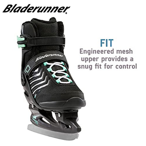 Bladerunner Ice by Rollerblade Igniter XT Womens, Black and Winter Green, Ice...