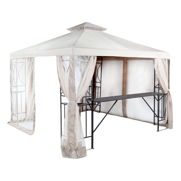 Garden Winds Replacement Canopy Top Cover for The 10x10 Crescent Gazebo - Rip...