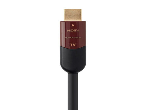 Monoprice 4K High Speed HDMI Cable - 4K@60Hz, 18Gbps, HDR, CL2 In-Wall Rated,...