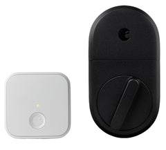 August Home Smart Lock + Connect, Black Wi-Fi Lock