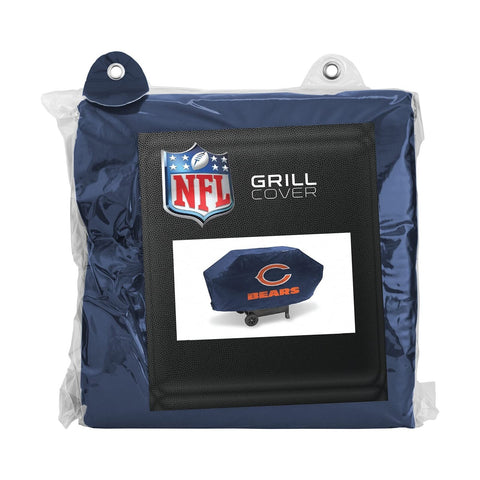 Rico Industries NFL Vinyl Padded Deluxe Grill Cover, 68 x 21 x 35-inches