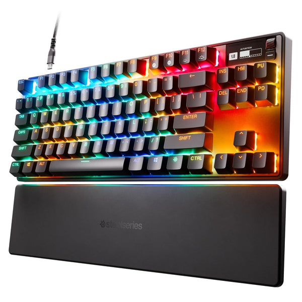 SteelSeries Apex Pro TKL HyperMagnetic Gaming Keyboard - Adjustable Actuation...