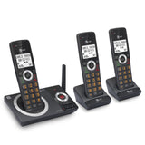 AT&T CL82319 DECT 6.0 3-Handset Cordless Phone for Home with Answering Machin...