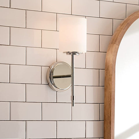Kichler Wall Sconce 1Lt, Polished Nickel 1 Light