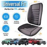 Car Seat Cushion with Back Support Pillow: Front Back Cushion & Seat Cushion ...