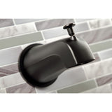 Kingston Brass KBX8140DX Concord Tub and Shower Faucet, Matte Black 7.13 x 13...