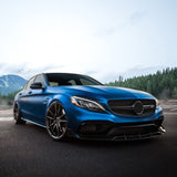 C Class W205 Mirror Cover,Real Dry Carbon Fiber Replacement Mirror Cap,Fit fo...