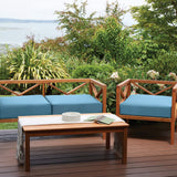 Classic Accessories Ravenna Water-Resistant 21 x 19 x 3 Inch Patio Seat Cushi...