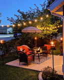 String Lights for Outside 150FT,Dimmable Waterproof Outdoor String Lights wit...