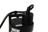 Wayne 57719-REL1 RUP160 1/6 HP Oil Free Submersible Multi-Purpose Water Pump,...