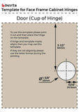 Berta 50-Pack, 1-1/2 inch Overlay Soft Closing Face Frame Cabinet Hinges, 105...