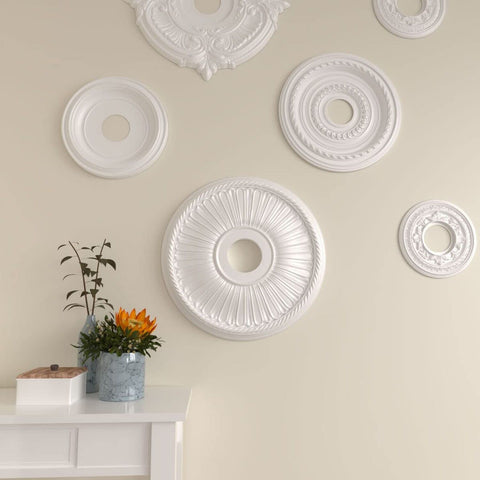 Ekena Millwork CM20BEFBS Raynor Ceiling Medallion, 20 5/8"OD x 1 3/8"P (Fits ...