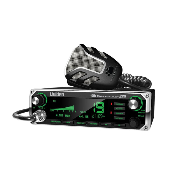 Uniden BEARCAT 880 CB Radio with 40 Channels and Large Easy-to-Read 7-Color L...