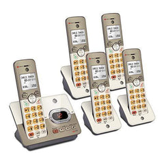 AT&T EL52513 5-Handset Cordless Phone with Answering System 5 Handsets, White