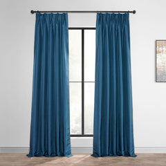 HPD Half Price Drapes Blackout Curtains for Bedroom Vintage Textured Faux Dup...