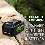 Greenworks 24V 5.0Ah Lithium-Ion Battery (Genuine Greenworks Battery/ 125+ Co...