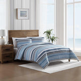 Nautica - Twin Comforter Set, Luxuriously Soft Seersucker Textured Bedding wi...