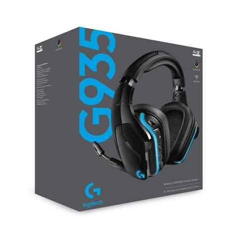Logitech G935 Wireless DTS:X 7.1 Surround Sound LIGHTSYNC RGB PC Gaming Heads...