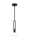 Generation Lighting 6155701-112 Codyn Pendant, 1-Light 60 Watts, Midnight Black