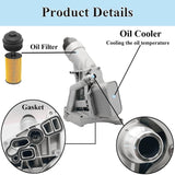 Aluminum Engine Oil Cooler Fit for 2017-2018 BMW 230i xDrive 330e 330i 430i 5...
