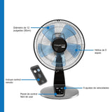 Rowenta, Desk Fan, Turbo Silence Table Fan with Remote, 18 Inches, Ultra Quie...