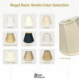 Royal Designs BS-707U-12AGL deep Empire Basic Lamp Shade, 6 x 12 x 9.25", Ant...