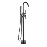 VEVOR Freestanding Bathtub Faucet, Floor Mount, Freestanding Tub Filler, Show...