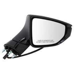 TRQ Right Mirror Manual Folding without Blind Spot Indicator Passenger Side C...