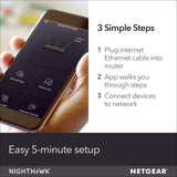 NETGEAR Nighthawk Smart Wi-Fi Router (R6900P) - AC1900 Wireless Speed (Up to ...