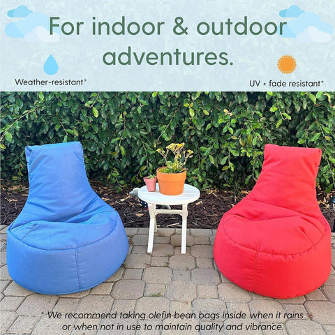 Factory Direct Partners Element Paddle Out Bean Bag Chair for Kids, Comfy Ind...