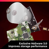 WD Red 8TB NAS Internal Hard Drive - 5400 RPM Class, SATA 6 Gb/s, 256 MB Cach...